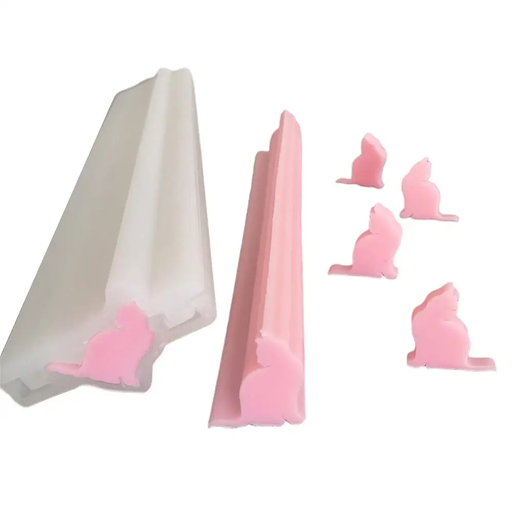 

INS Cat Shaped Cake Biscuit Silicone Mold Cake Decorating Tools Handmade Soap Mold Cupcake Chocolate Fondant Silicone Tube Mould