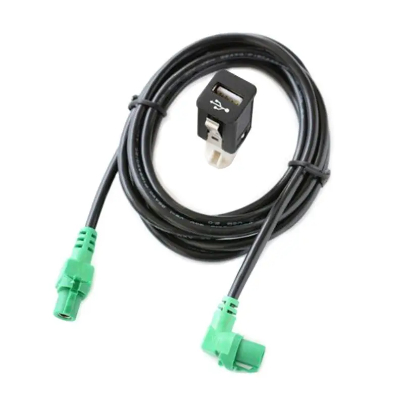 

USB Switch Socket Wire Cable Harness For BMW E60 E81 E70 E90 F12 F30 F10 F25 USB Switch Socket 150cm