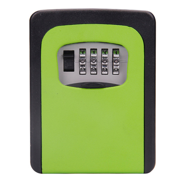 Office Wall Mount Key Storage Secret Box Organizer 4 Digit Combination Password Security Lock No Key Safe Box caja fuerte
