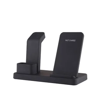 

3 In 1 Wireless Charger 10W Qi Fast Wireless Charger Stand for IPhone Xs Max Xs XR X 8 8 Plus, Samsung S10 S9+ Note 9