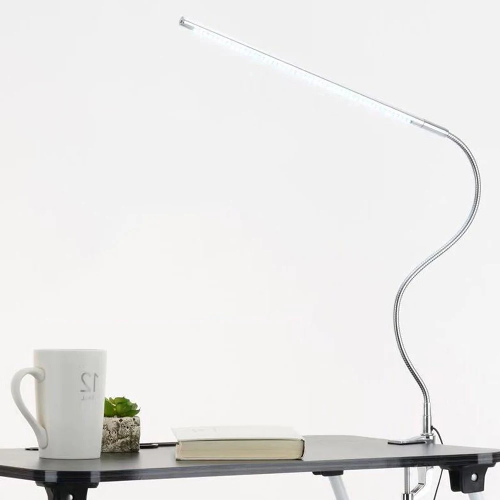 

Eye Protection Home Bedsides Long Arm USB Charging 360 Degree Rotation Bedroom Clip On LED Desk Lamp Reading Light Manicure