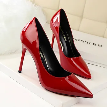 

LIMEIKE Women Pumps Ladies Sexy Roman High Heels heels Toe Sandals Party Wedding Shoes Size 34-39 Black