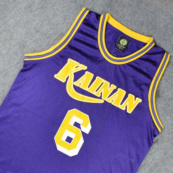 Slam dank Kainan высокий школьный баскетбол команда № 6 Jin Soichiro Косплей Топ жилет SD спортивный Джерси