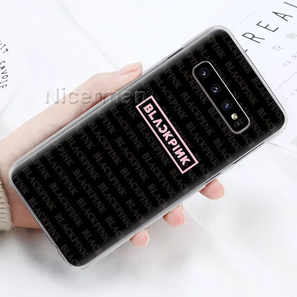 Blackpink Kpop чехол для телефона для samsung Galaxy S10e S10 плюс S8 S9 Примечание 10 плюс 8 9 S6 S7 край Твердый Чехол - Цвет: 08
