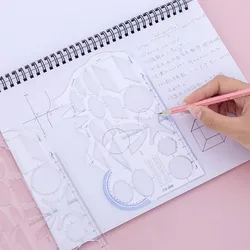 Geometric figure function ruler Junior high and high school mathematics Drawing ruler
