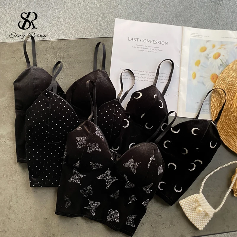 Майка женская велюровая без рукавов с V-образным вырезом и открытой спиной |