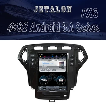 

10.4" Vertical Screen Radio Player for Ford Mondeo 2007-2010 Black GPS bluetooth Navigation Six Core Android 8.1 Car Multimedia