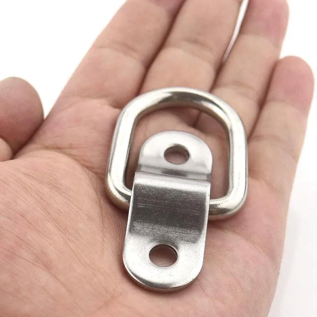 بينو 6 حزم من الصلب D حلقة التعادل داونز 1/4 "الثقيلة التعادل أسفل مرساة جلد خواتم مع تصاعد قوس لشاحنة الأحمال