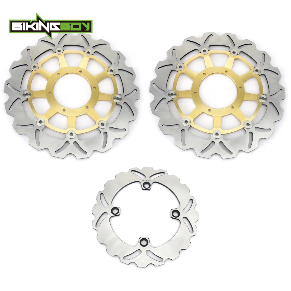BIKINGBOY для HONDA CBR 900 929 RR Fireblade 2000 2001 2002 2003 CBR 954 RR 2002 2003 волнистые спереди и сзади тормозные диски роторы
