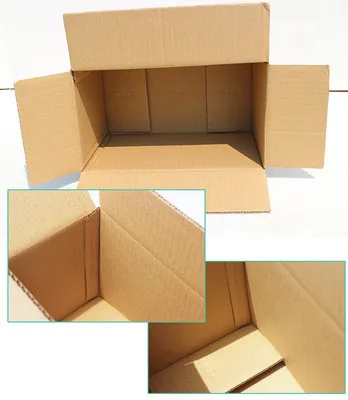10pcs/lot Wholesale 7 Sizes Corrugated Packing Box Kraft Paper Mailing Box Express Transportation Carton Box