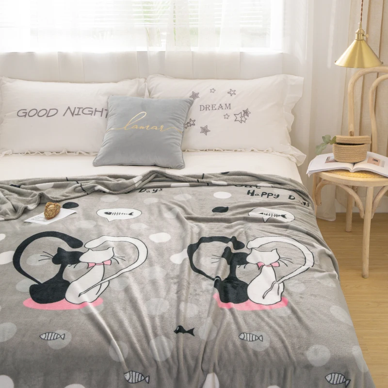LREA домашний текстиль фланель коралловый флис одеяло на кровать мягкий теплый диван путешествия покрывало 7 размеров