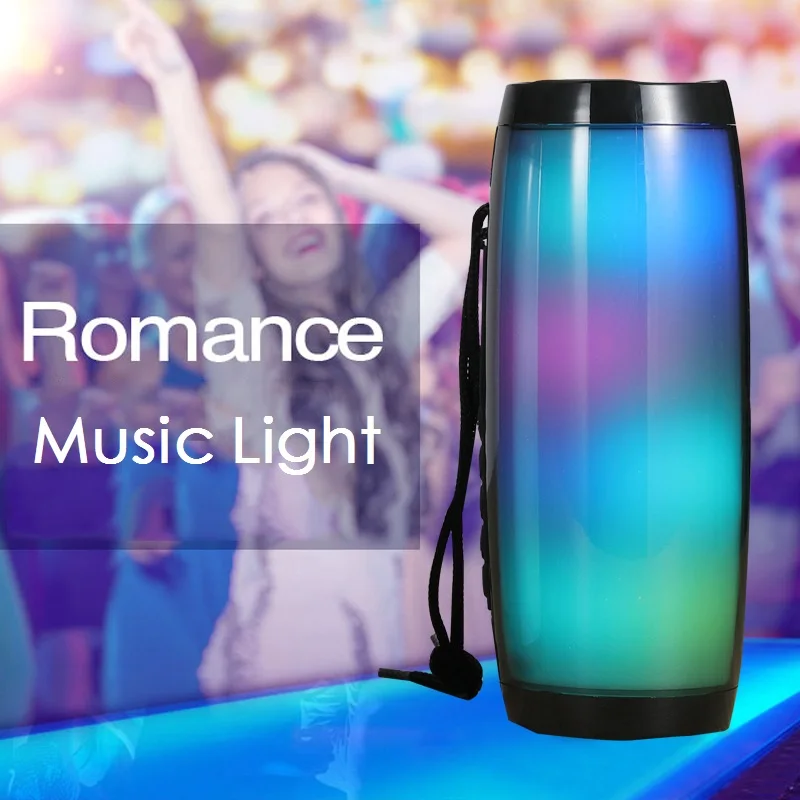 Portable Speakers Wireless Music Column Bass Sound Box Music Center HIFI Bluetooth Speaker TF FM Radio with LED Music Light Portable Speakers Wireless Music Column Bass Sound Box Music Center HIFI Bluetooth Speaker TF FM Radio with LED Music Light