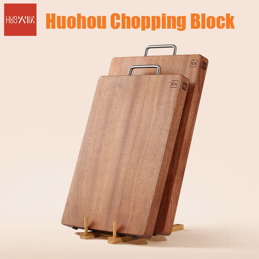 Huohou разделочный блок для мяса фруктов овощей бар кухонные инструменты из черного