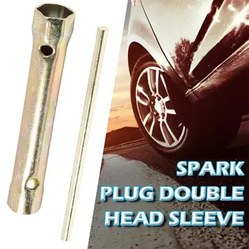 

16mm/18mm Spark Plug Universal Torque Wrench Head Set Socket Sleeve Wrench Tublar Box Double End Deep Reach Spanner Tool