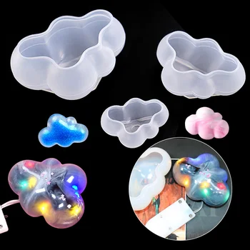 

Cute Clouds Silicone Mold Jewelry Mold UV Epoxy Resin Mold Pendant Craft DIY Making Jewelry Mold Tool