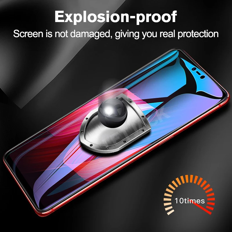Полное покрытие анти фиолетовый свет закаленное стекло для OPPO F11 Pro R9 R9S R7s Plus Защитная пленка для экрана для Oppo Realme X 3 Pro стекло