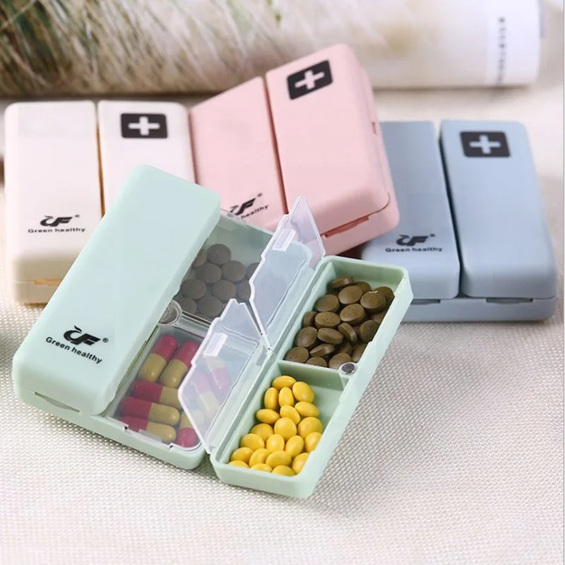 

1 PCS Foldable Medicine Pills Boxes For Tablets 7 Days Travel Storage Organizer Case Secret Box Health Product Drug Accessories