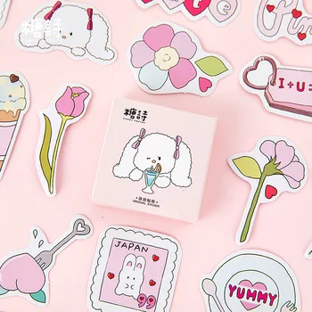 

45 pcs/lot Cute pink thing Decorative Stationery mini Stickers set Scrapbooking DIY Diary Album Stick Lable