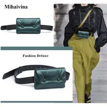 Mihaivi новые поясные сумки для женщин дизайнерская поясная сумка модная поясная сумка женская мини хлопковая ткань поясная сумка кожаная маленькая сумка на плечо