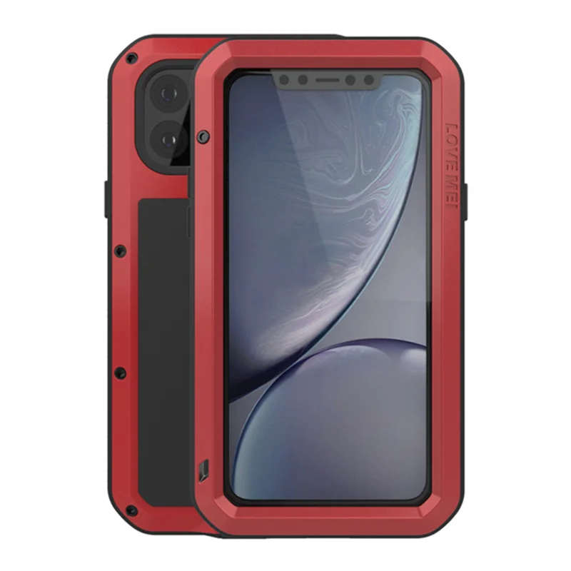 Для Apple iphone 11 Pro Чехол LOVE MEI ударопрочный грязезащитный водостойкий металлический бронированный чехол для телефона для iphone 11 Pro Чехол