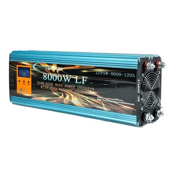 

Solar inverter 24 8000w 24v pure wave charger 120A