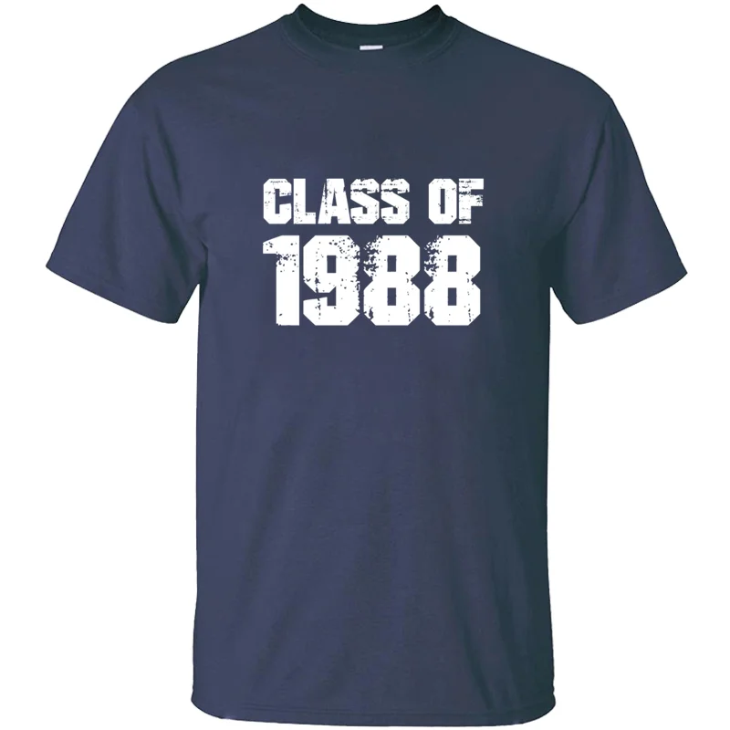 

Printing Fashion Class Of 1988 Graduation Reunion T-Shirt For Men Humor Army Green Comic Men's Tshirts 2020 Camisetas