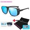 DOHOHDO Polaroid Sunglasses Unisex Square Vintage Sun Glasses Famous Brand Polarized Sunglasses Retro Feminino For Women Men Bag ► Photo 2/6