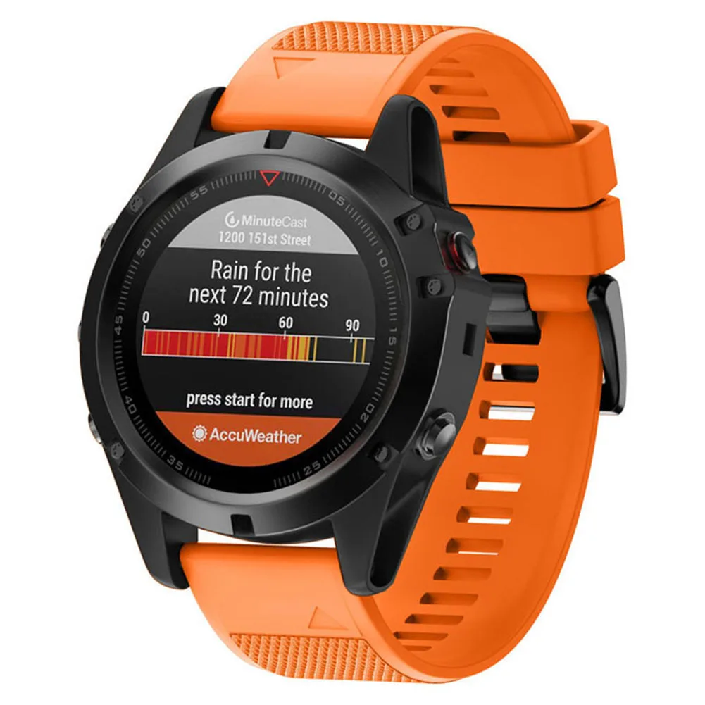 Мягкий силиконовый ремешок для часов для Garmin Fenix 5X/Fenix 3/Fenix 3 HR NC99 - Цвет: Color 3