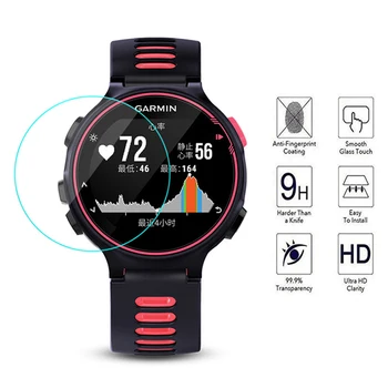 

For Garmin Forerunner645/forerunner935/forerunner735xt Watch Tempered Film 0.26mm Glass Skin Dustproof Glossy Screen Protector