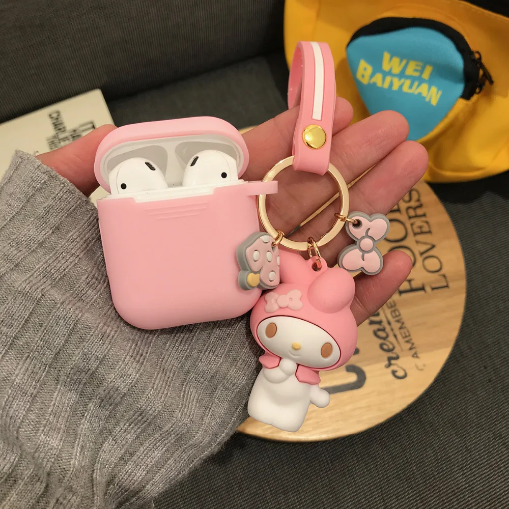 Япония мультфильм Мелодия Cinnamoroll беспроводной Bluetooth чехол для наушников для Apple AirPods силиконовый зарядный чехол для наушников s Чехол