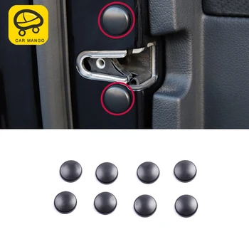 

CarManGo For Mercedes Benz GLE W166 Coupe C292 2016-2018 Car Interior Door Lock Screw Protect Cover Anti-Rust Cap Trim Sticker