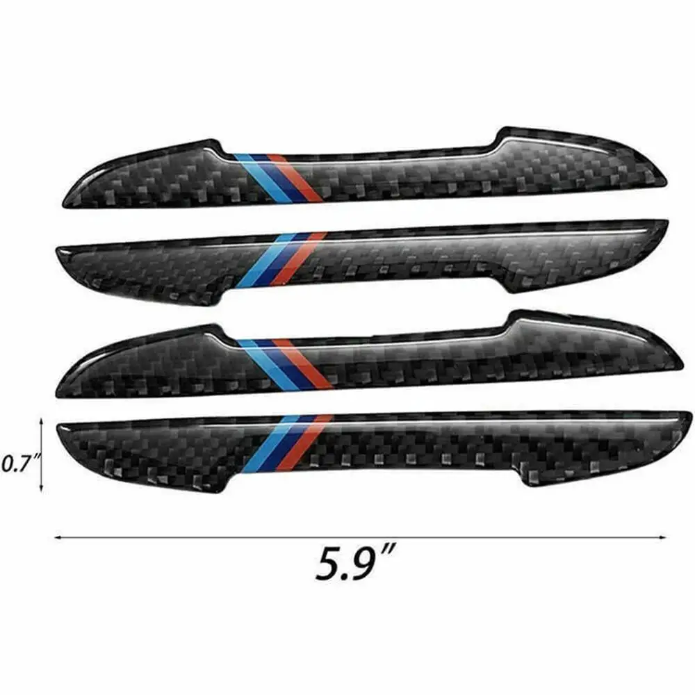 

4-piece Car Universal Side Door Edge Protector is Easy to Install Anti-collision Strip Bumper Scuff trim Stickers