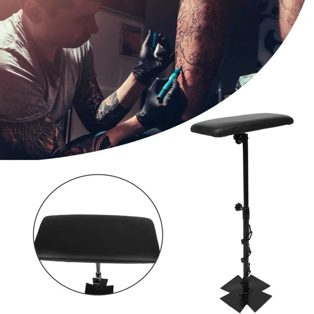 

Newest Height Adjustable Professional Tattoo Armrest Bracket Beauty Makeup Tattoo Accessories Arm Leg Rest Bracket With Cushion