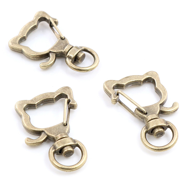 Snap Hook Trigger Clips Buckles For Keychain Lobster Lobster Clasp Hooks for Necklace Key Ring ClaspDIY Making