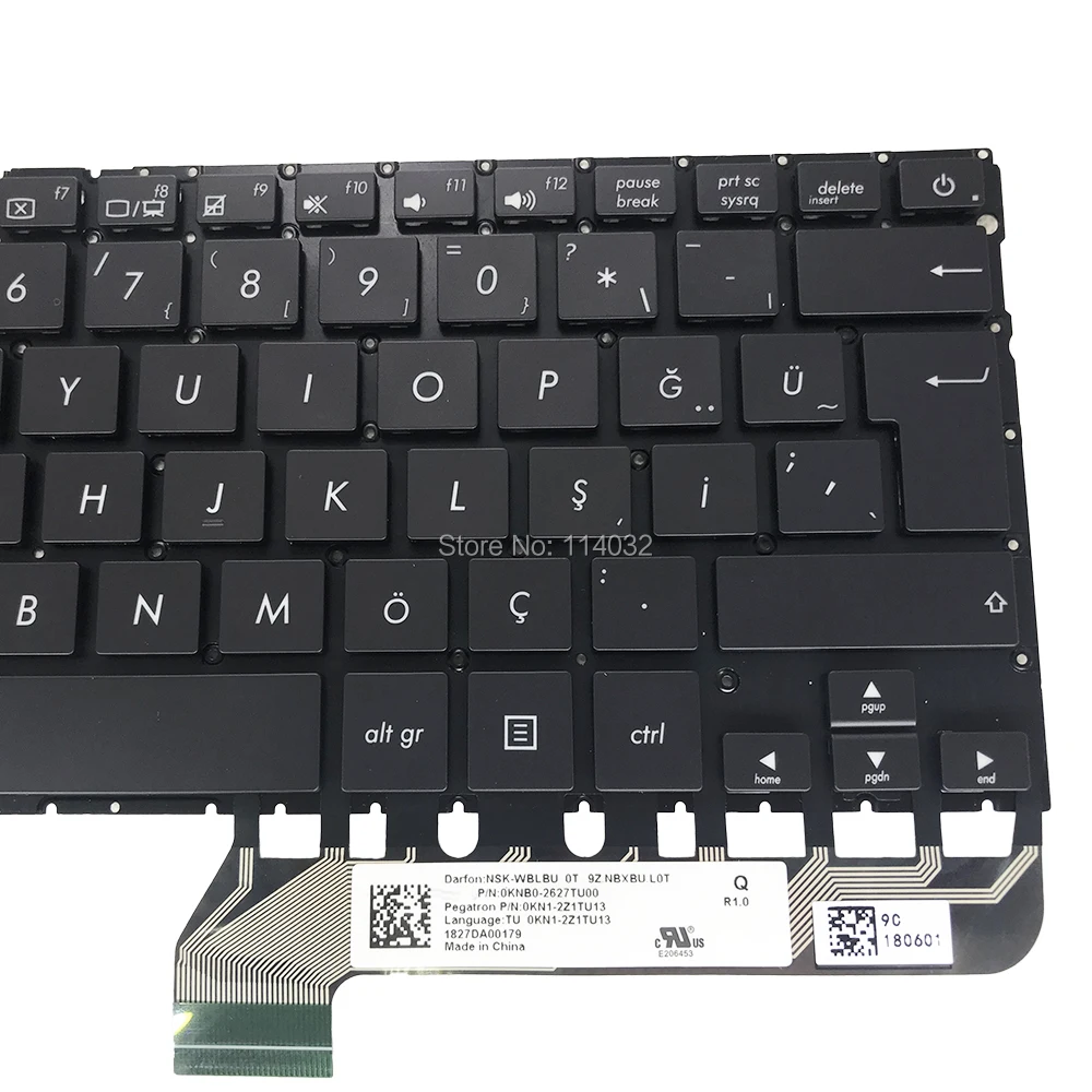 Replacement Keyboards For Asus Zenbook Ux430uq Ux430unr Backlit Keyboard Tr Turkey Black 0knb0 2627tu00 Nsk Wblbu Screw Set New Replacement Keyboards Aliexpress