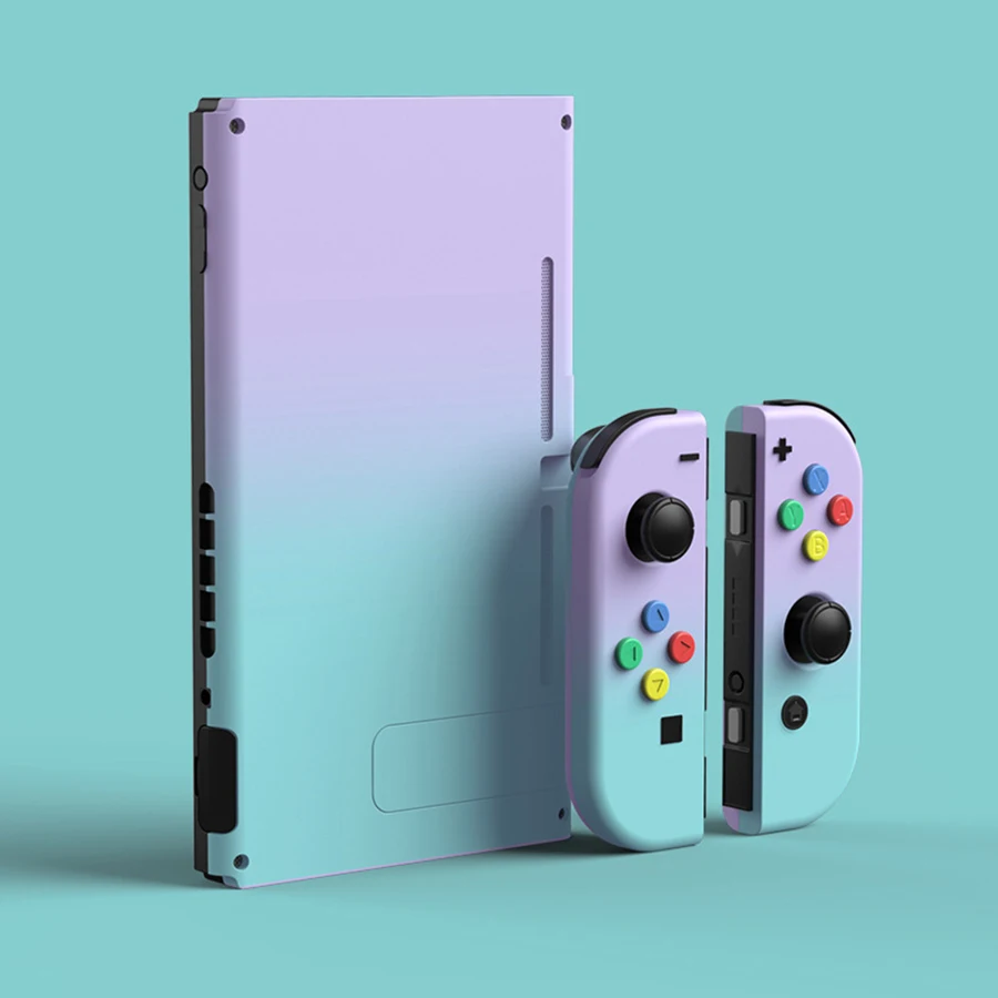 

For Nintend Switch Case Gradient Color Protective Case Joycon Controller Hard Full Cover Shell For Nintend Switch Game Console