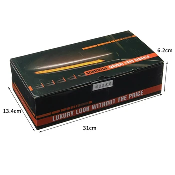 

Mirror Turn Signal Light Indicator PMMA Black Yellow Accessories Dynamic