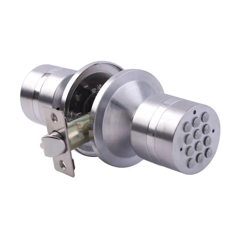 

Manufacturers Direct Selling Spherical Electronic Password Door Lock Inner Door Wooden Doors Single Tongue-Straight Connector Re