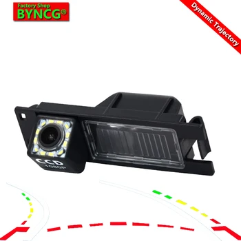 

BYNCG 12 LEDs Intelligent Dynamic Trajectory Tracks Rear View Camera CCD Reverse Backup Camera Auto Reversing Parking Assistance