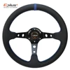 EPLUS Car Sport Steering Wheel PVC Racing Type High Quality Universal 13 Inches 320MM Aluminum Retrofit Modified Auto Styling ► Photo 3/6