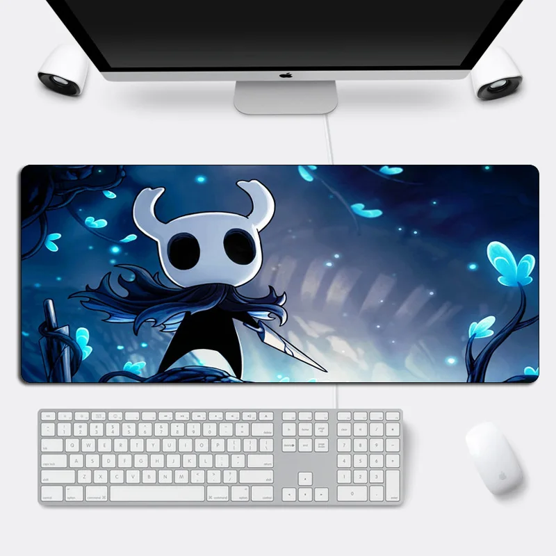 Игровой коврик для мыши с рисунком рыцаря 70x30 см XXL, прочный резиновый коврик для мыши с закругленным краем, большой игровой коврик для ноутбука, компьютера, стола