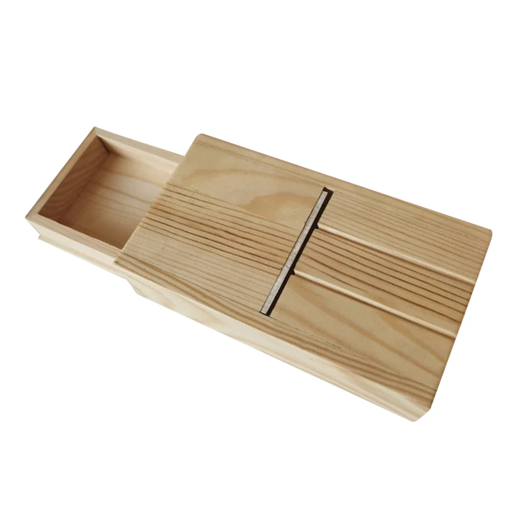 Soap Beveler Planer Wooden Box Soap Cutter for Handmade Soap Candle Making Tools