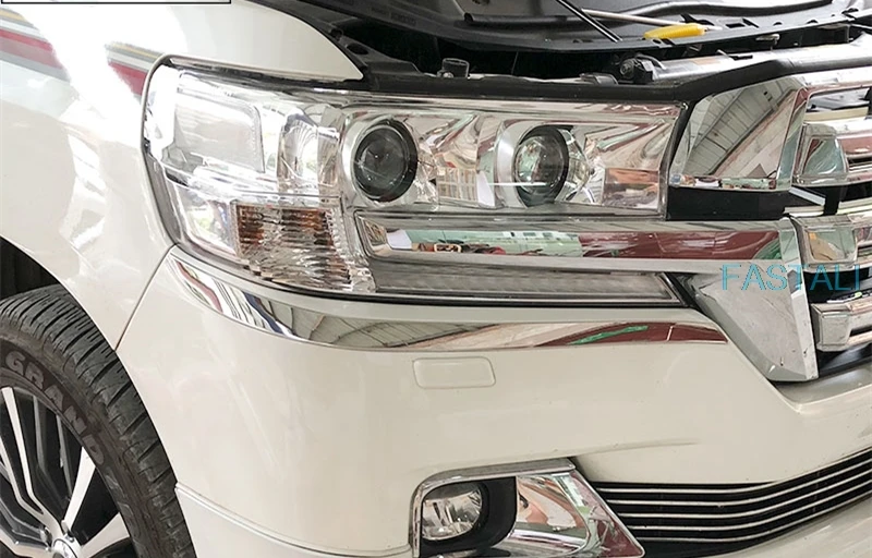 Для TOYTA LAND CRUISER LC200- фары для бровей Веки аксессуары передняя фара брови аксессуары для стайлинга автомобилей