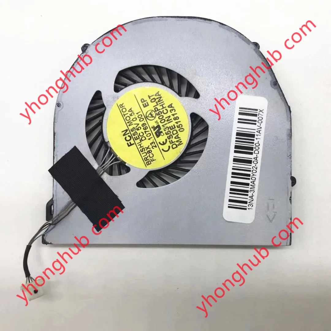 

E1-422 E1-430 DFS531005PL0T FC8X DC 5V 0.5A 4-проводной серверный вентилятор