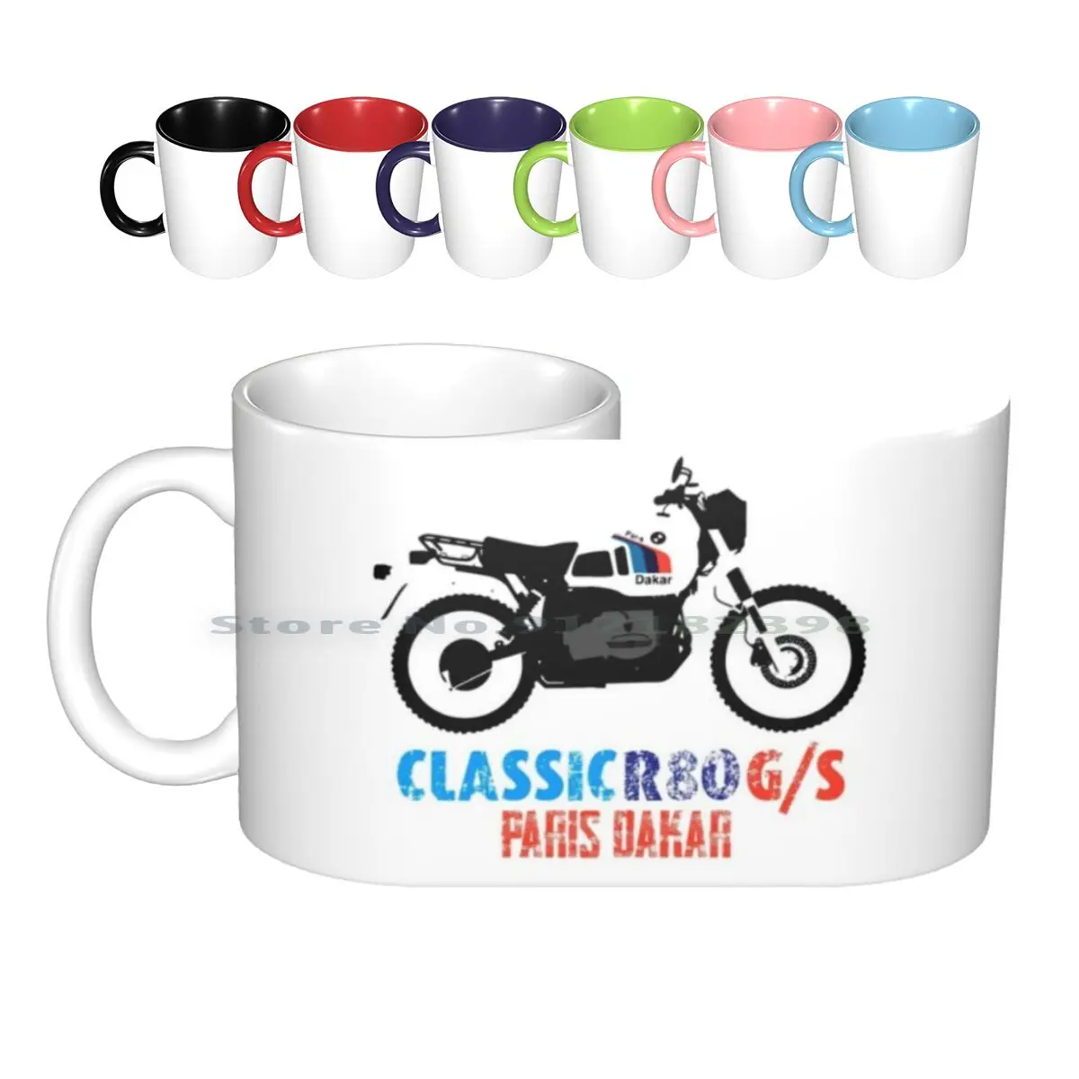R80 G / S Paris Tazze In Ceramica Tazze Da Caffè Tazza Da Tè Al Latte R80 Gs Moto Moto Gas Benzina Classic Vintage Paris Adventure