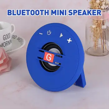 

Bluetooth Mini Speaker with LED Light Rechargeable Radio Speaker Suppot TF Card