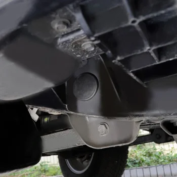 

Black Chassis Hole cover ABS Decor Trim Replacement Parts Accessories Set