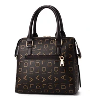 Sac à main en cuir PU avec lettres anglaises pour femmes, sac à poignée supérieure avec pompon, sac à bandoulière de luxe de grande capacité, fourre-tout Design 3