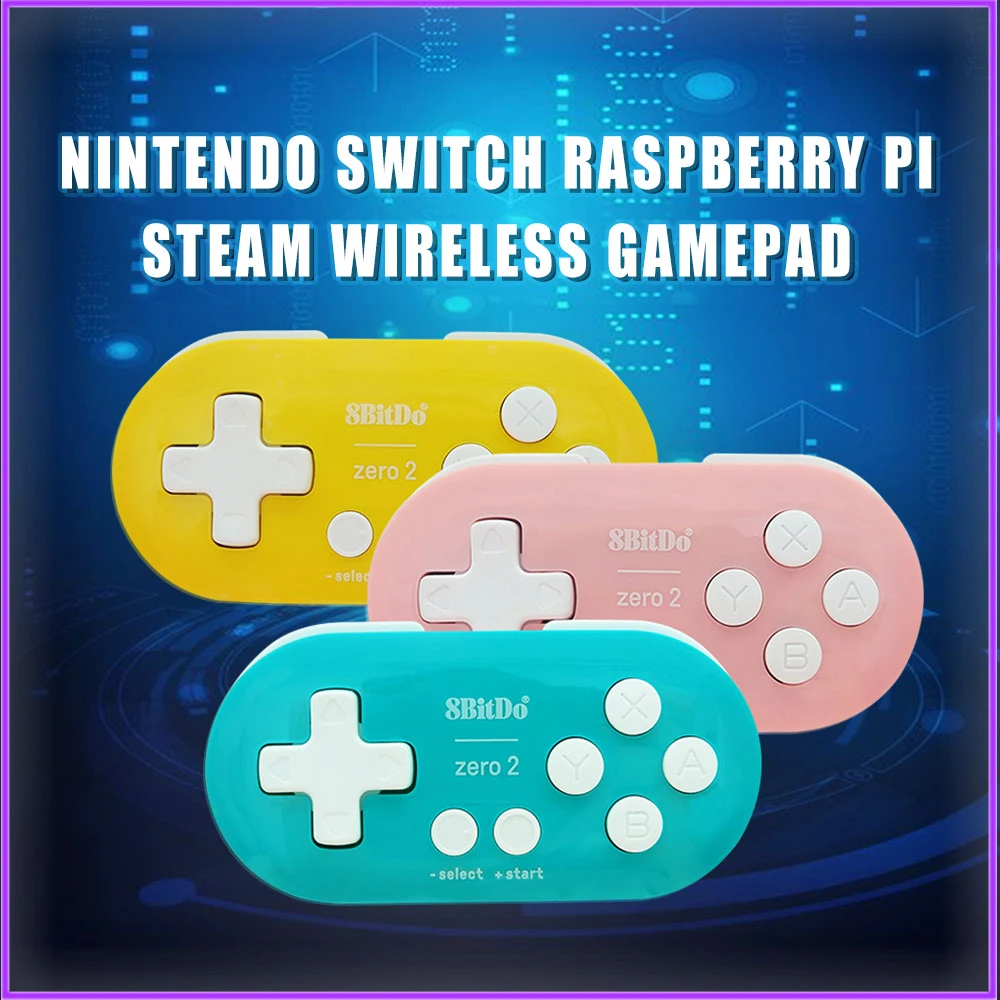 8bitdo Zero 2 Bluetooth Gamepad Switch Controller Compatible For Windows Android Macos Mini Game Crontroller For Raspberry Pi Gamepads Aliexpress