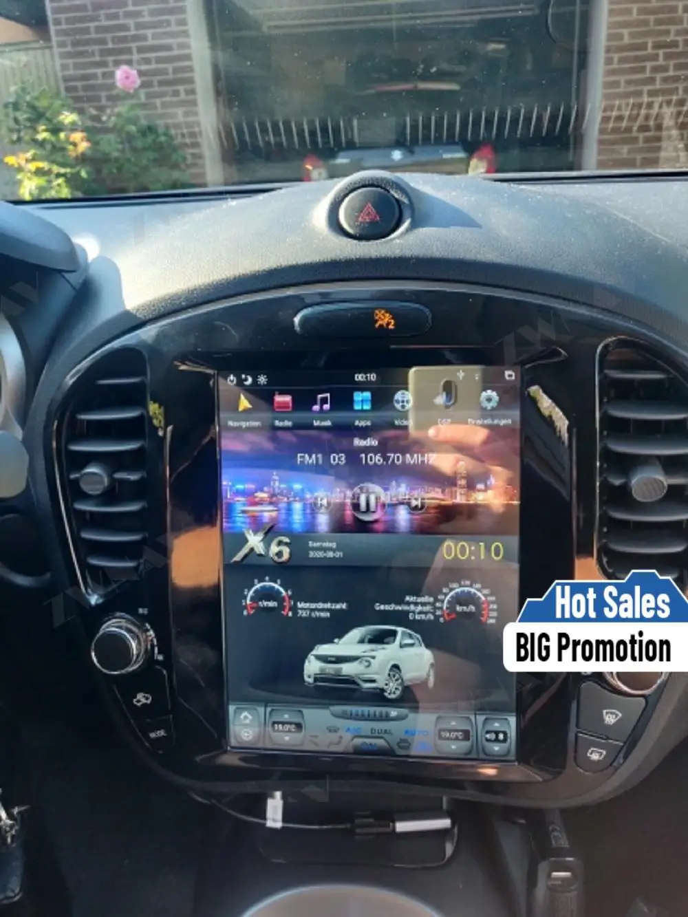 Автомобильный мультимедийный плеер в стиле Tesla Android 9.0 экран для автомобиля Nissan Juke